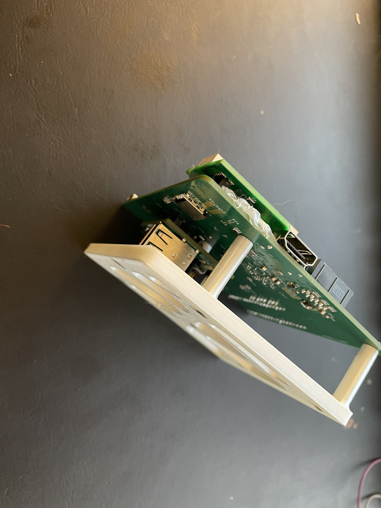 A frame to help hold everything