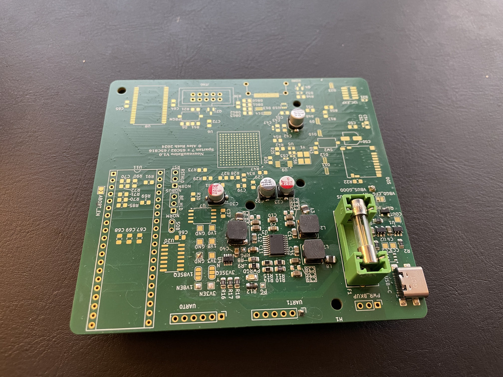 Just power components soldered on